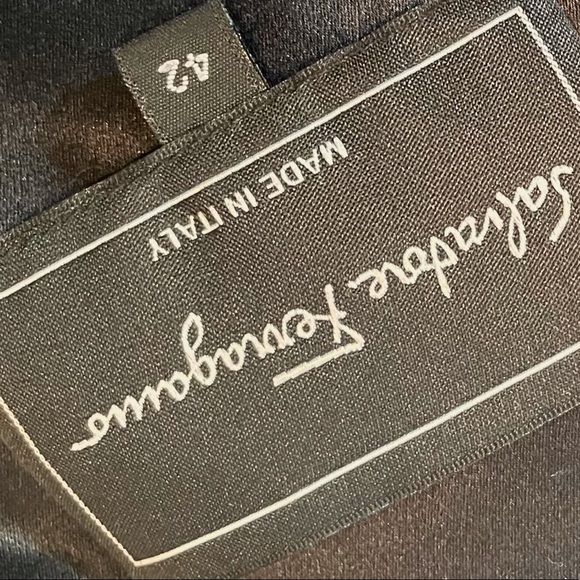 Salvatore Ferragamo y REAL FUR, DYED FOX FUR size M Italian 42 . - Picture 2 of 15